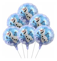 Comprar Pack 5 Globos Redondos Olaf Frozen Metalizados 45cm