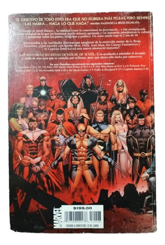 House Of M: Volumen 1 Omnibus - Marvel México (Usado)