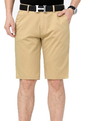 Bermuda Short Pantalones Cortos Ajuste Clásico For Hombre