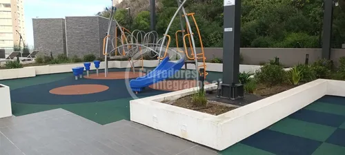 Departamento En Venta De 1 Dorm. En Concón, Con Vista Al Mar
