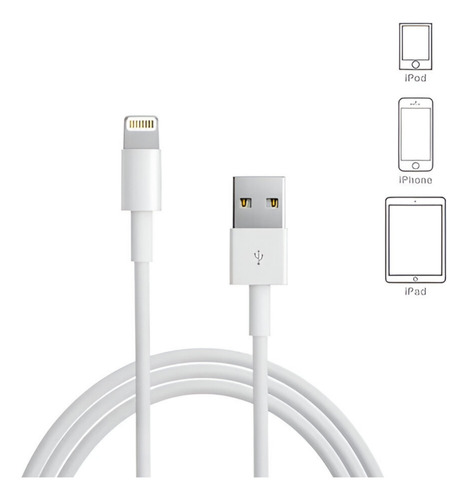 Cable De Datos Apple Lightning A Usb 1m Original Muqw3am