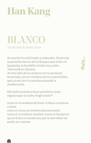 Blanco - Han Kang