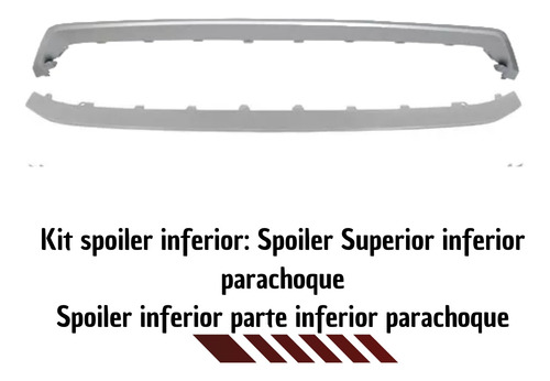 Kit Spoiler Dianteiro Parachoque Up 2018 19 20 2021 Original