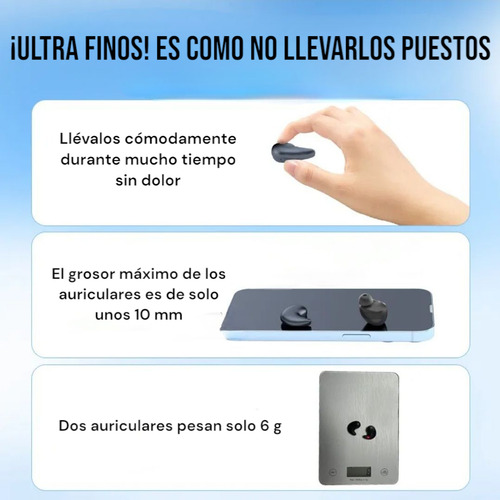 Audifonos Conduccion Osea Natacion Gym Discretos Ejercicio Piel