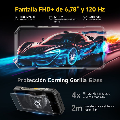 Celular Ulefone Armor 27t Pro Thermal Imaging Dual Sim 5g Rugged Phone 12+12gb 256gb 10600mah Batería 50mp+64mp Cámara De Visión Nocturna Smartphone