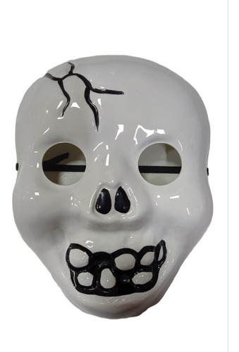 Imagen 1 de 2 de Mascara Careta Esqueleto Plastico Rigido Duro Cotillon
