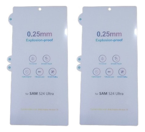 Mica Hidrogel Para Samsung Galaxy Hydrogel Pantalla 2 Piezas