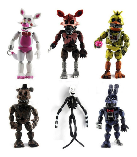 Fnaf Toys Bonnie Foxy Freddy Fazbear - Figura De Acción