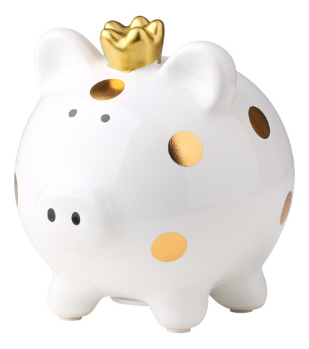 Escultura De Cerámica Piggy Pig Piggy Spotted Gifts Bank