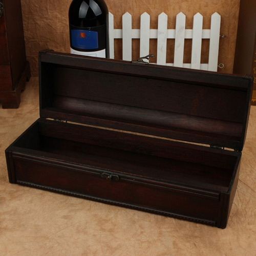 Caja De Vino Tinto Vintage Caja De Embalaje Antigua