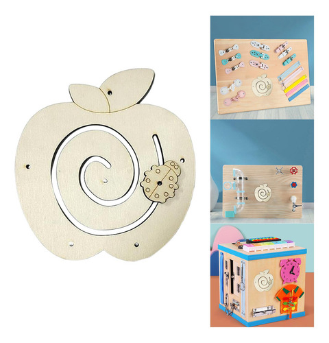3 Accesorios De Tablero Sensorial Montessori, Tobogán,