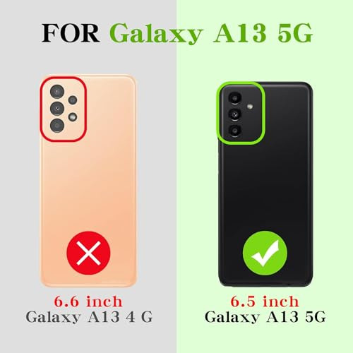 Funda Para Galaxy A13 5g Rosa Dorado Piel Sintetica -3