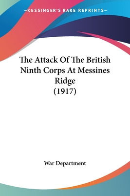 Libro The Attack Of The British Ninth Corps At Messines R...