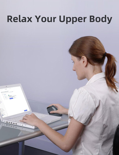 Mouse Vertical Ergonómico, Mouse Óptico Inalámbrico Bluetoot