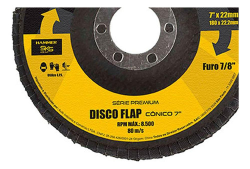 Disco Flap Hammer 7 X 80