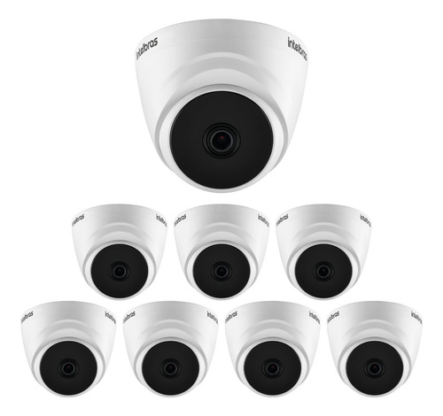 Kit 8 Câmeras Hdcvi 2 Megas 20m Vhl 1220 D G2 Intelbras