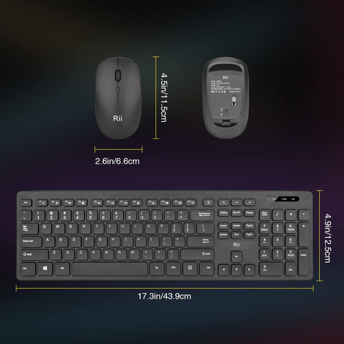 Combo De Teclado Y Mouse Inalámbricos - Oficina Estándar De
