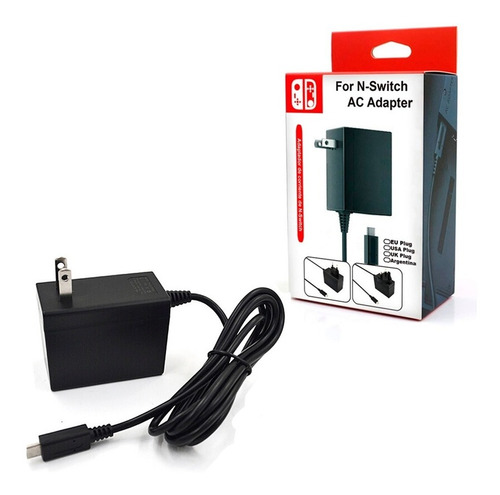 Adaptador Cargador De Corriente Ac Nintendo Switch 