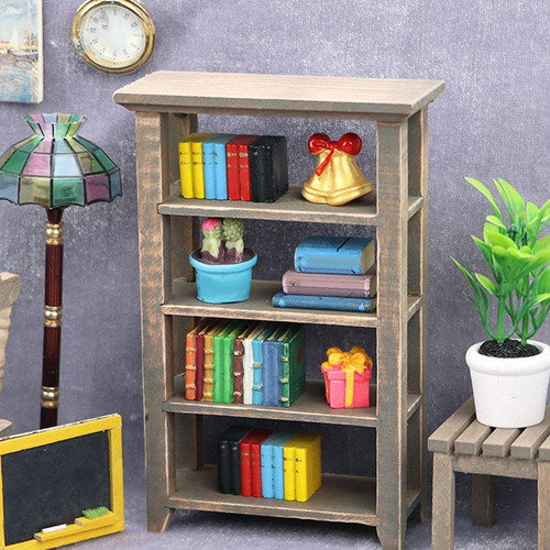 2 Estantería De Casa De Muñecas En Miniatura A Escala 1:12