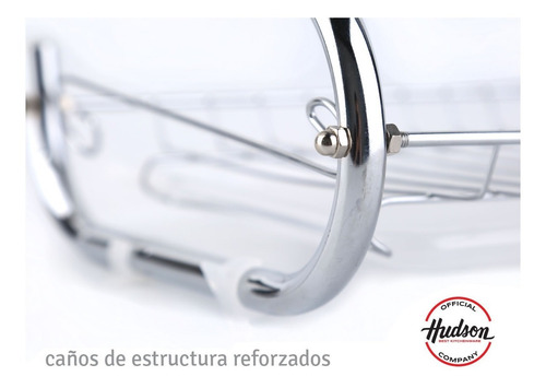Imagen 5 de 10 de Secaplatos Escurridor Hudson Acero 2 Pisos Con Bandeja