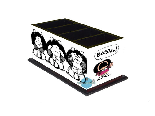 Porta Controle Decoração Remoto Mafalda  Mod3
