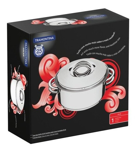 Caçarola Tramontina Solar Fundo Indução 16 Cm 1,4 Litros