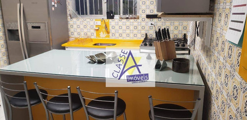 Imagem 5 de 13 de Sobrado Com 4 Dormitórios À Venda, 200 M² Por R$ 585.000 - Parque Jaçatuba - Santo André/sp - So0197