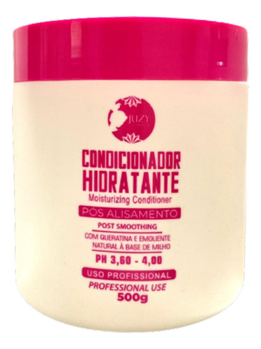 Pós Alisamento Condicionador Hidratante Queratina 500g