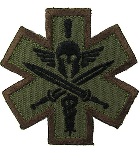 Parche Táctico Medic Spartan De  (bosque)