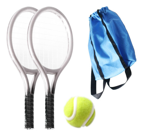 2 Mini Juego De Raqueta Y Pelota De Tenis, Decoración De