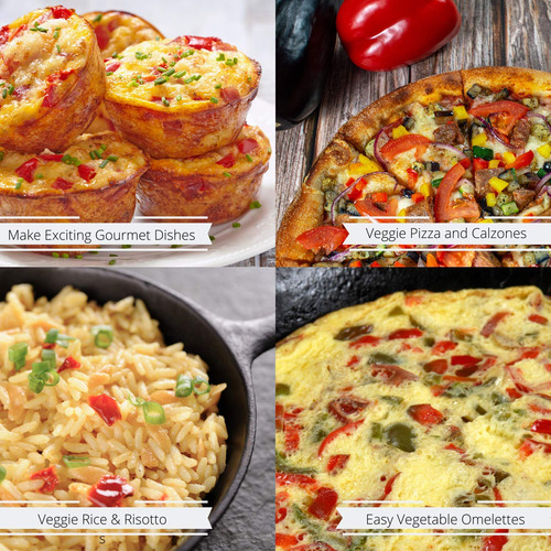 Mezcla De Pimientos Morrones Rojos Y Verdes Secos Deshidrata