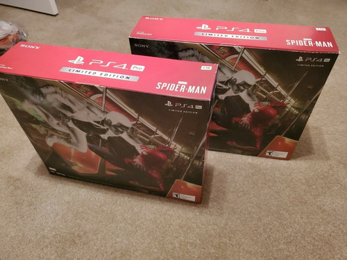 Sony Playstation 4 Pro Limited Edition Marvel Spiderman 1tb