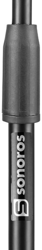 Pedestal Suporte Girafa Para Microfone Com Regulagem Altura Cor Preto