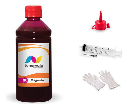 Tinta Para Canon Mg6210 Cli-125 Magenta 250ml