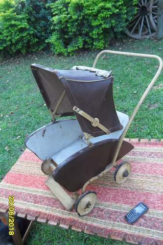 Imagen 8 de 10 de Antiguo Coche Cochecito Muñeca Juego Niña