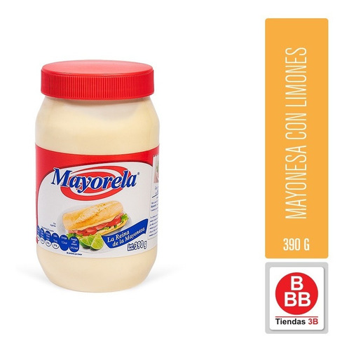 Mayonesa Con Limones Mayorela 390 G