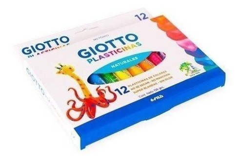 Plastilina Giotto X12 Colores Surtidos 300005