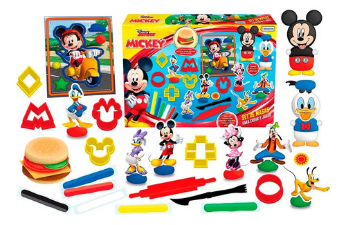 Set De Masas Y Moldes Mickey Disney Tapimovil