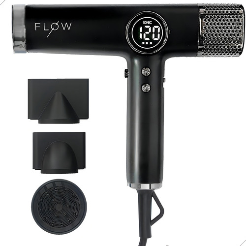 Secador De Cabelo Flow Tech Maginetic Visor Digital 110v