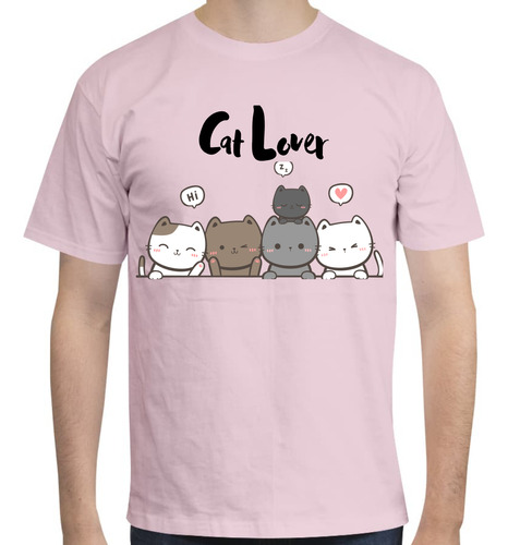 Playera Diseño Cat Lover - Gatitos Tiernos - Gatos