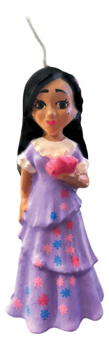 Vela Pastel De Cera Figura Isabela Encanto 3d