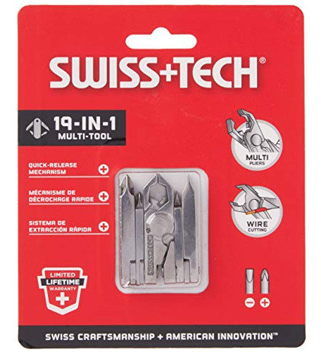 Herramienta Multiusos 19-en-1 Acero Inoxidable Swiss\+tech S
