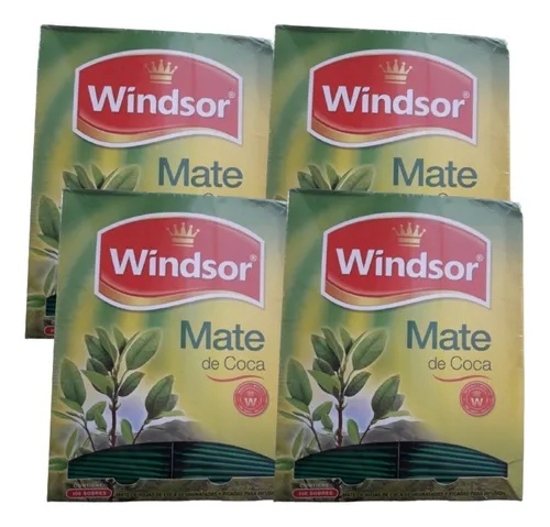 comprar Combo X 4 Te Windsor Mate De Coca 100 Saquitos Cada Uno