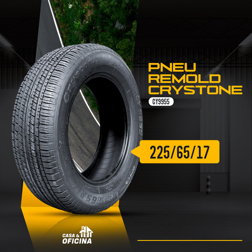 Pneu 225/65r17 100r Crystone Rav4 Vitara Toro Compass Remold (Recondicionado)