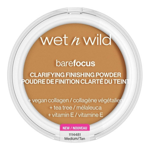 Wet N Wild Bare Focus - Polvo Compacto Clarificante | Mate