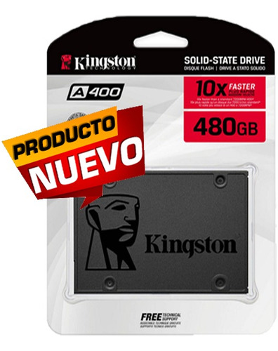 Disco Duro Solido Kingston A400 , Ssd 480gb 