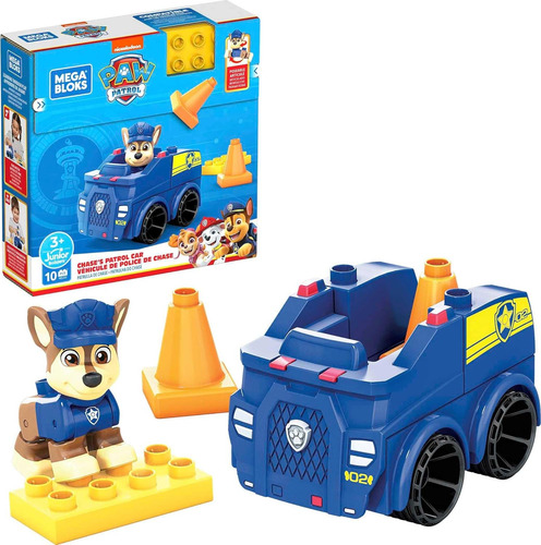 Mega Bloks Paw Patrol, Patrulla De Chase, Juguete