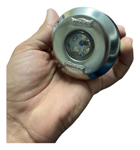 Kit 6 Hiper Leds 9w Inox Rgb + Comando Wifi Sodramar