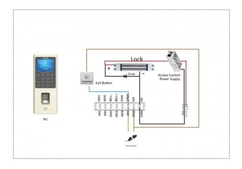 Control Acceso Anviz W2-pro-id Huella Rfid Touch Webser Traf