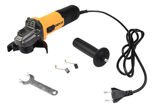 Esmerilhadeira Angular Industrial 4.1/2 750w - Deko Cor Amarelo Frequência 60hz